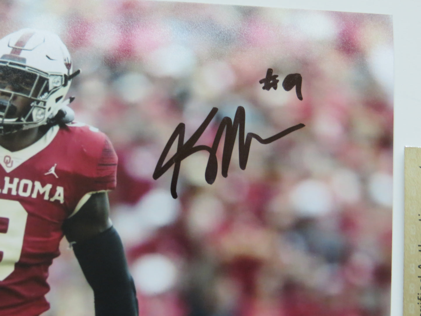 KENNETH MURRAY OKLAHOMA SOONERS SIGNED 8x10 PHOTO Cowboys BAS