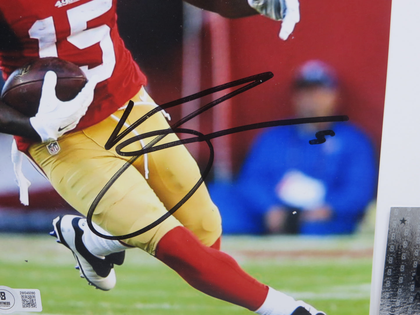 MICHAEL CRABTREE San Francisco 49ers SIGNED 8x10 PHOTO Texas Tech Red Raiders BAS