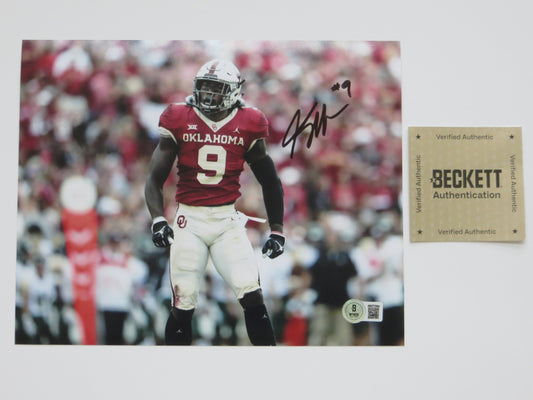 KENNETH MURRAY OKLAHOMA SOONERS SIGNED 8x10 PHOTO Cowboys BAS