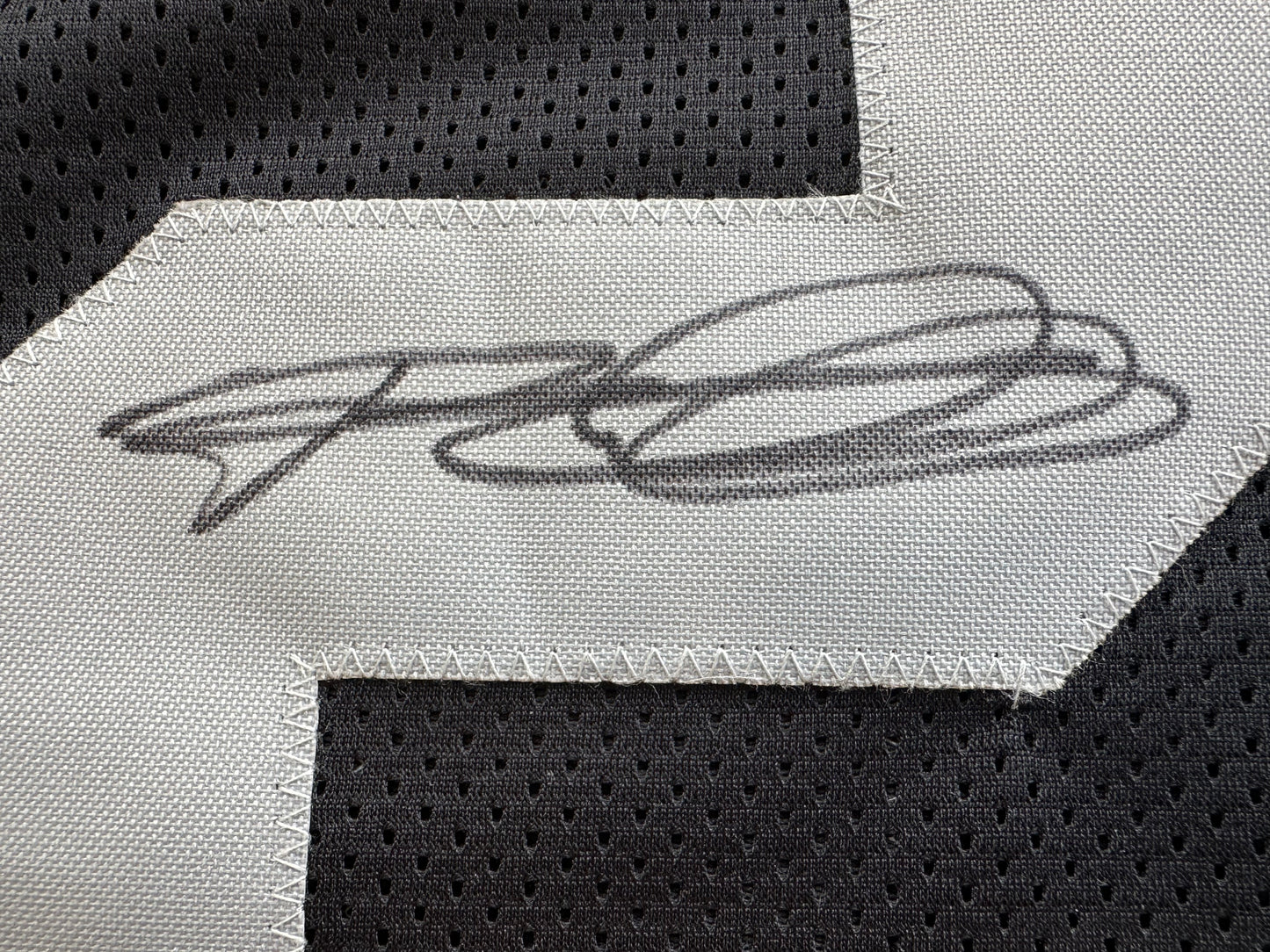 ROD WOODSON Oakland Raiders SIGNED FOOTBALL JERSEY XL Steelers Purdue BAS COA