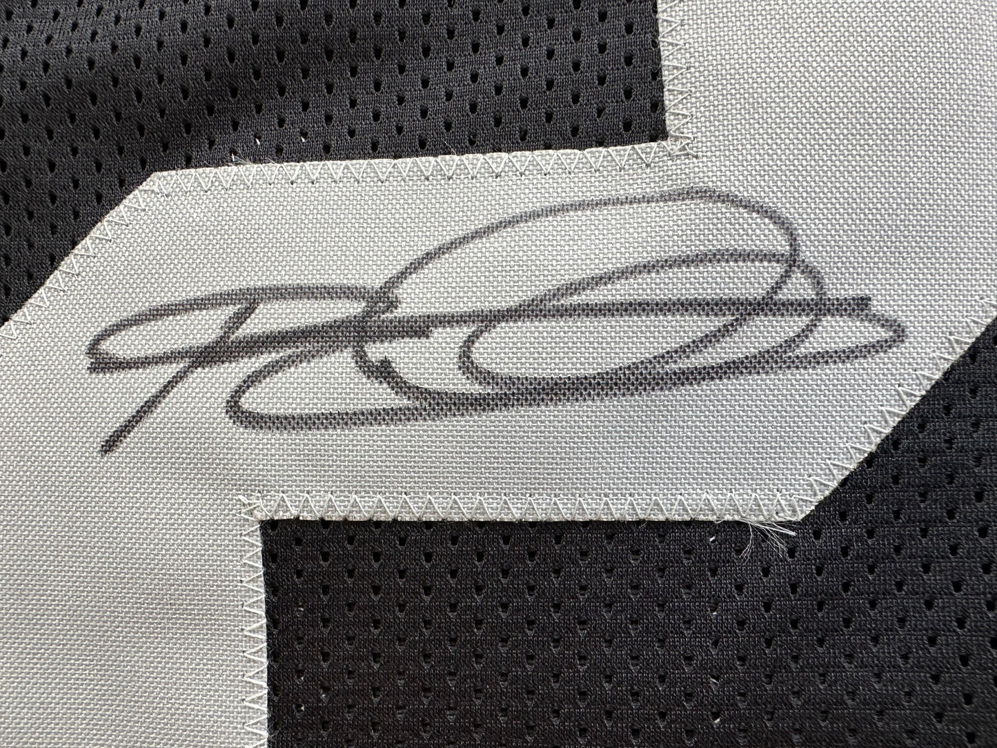 ROD WOODSON Oakland Raiders SIGNED FOOTBALL JERSEY XL Steelers Purdue BAS COA