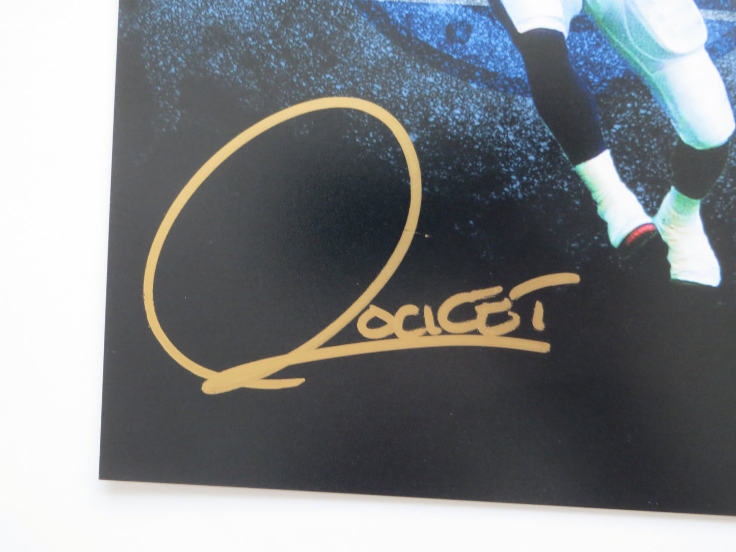 RAGHIB ROCKET ISMAIL TORONTO ARGONAUTS SIGNED 8x10 Custom Edit Logo PHOTO BAS