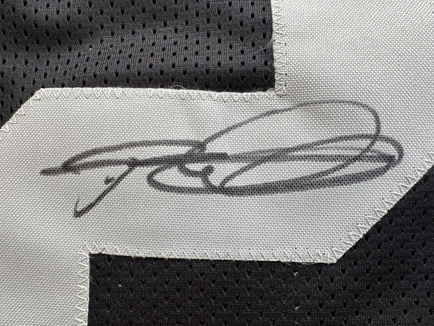 ROD WOODSON Oakland Raiders SIGNED FOOTBALL JERSEY XL Steelers Purdue BAS COA