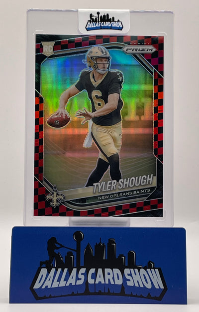 2025 Panini Prizm #327 Tyler Shough Red CheckerBoard Rookie RC