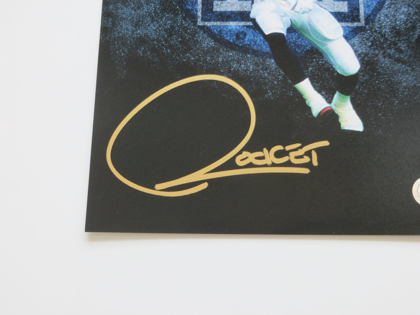 RAGHIB ROCKET ISMAIL TORONTO ARGONAUTS SIGNED 8x10 Custom Edit Logo PHOTO BAS
