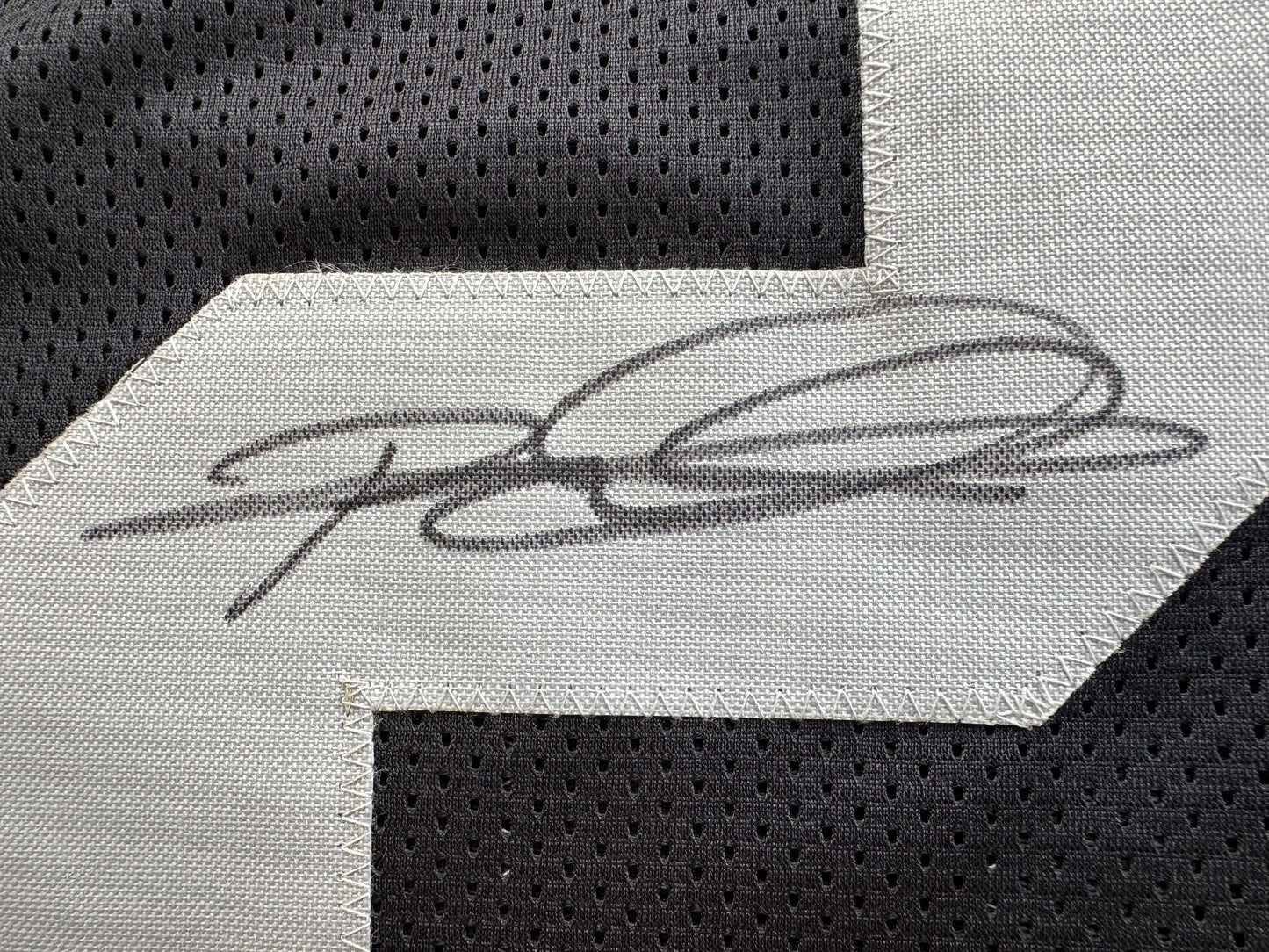 ROD WOODSON Oakland Raiders SIGNED FOOTBALL JERSEY XL Steelers Purdue BAS COA