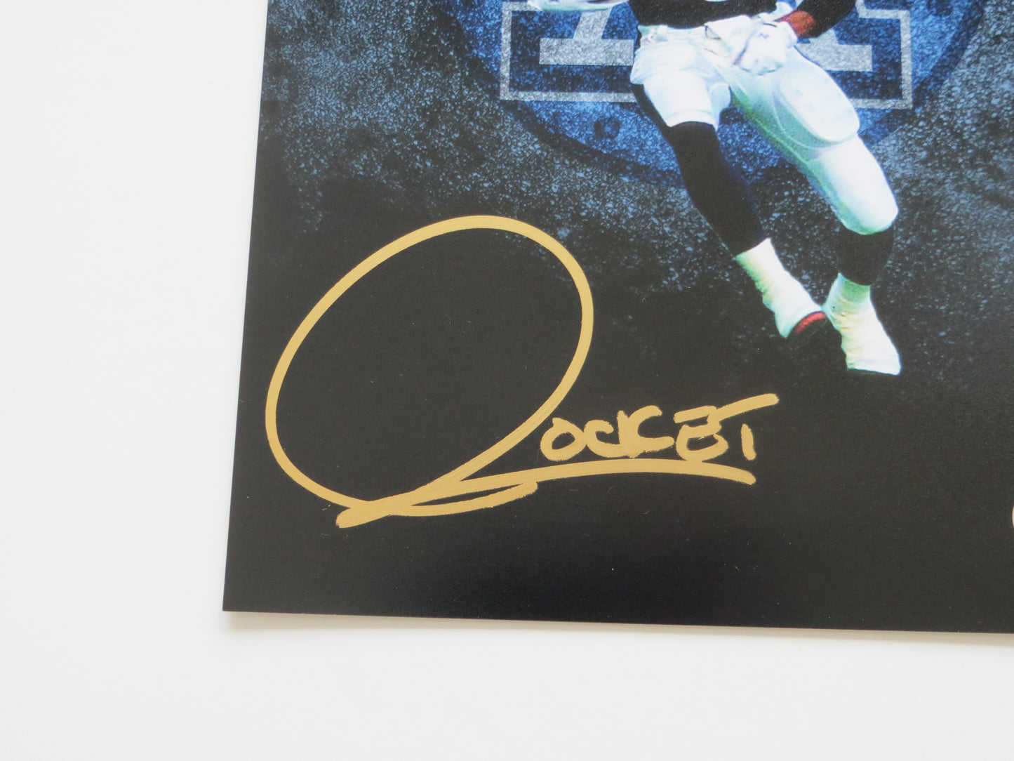 RAGHIB ROCKET ISMAIL TORONTO ARGONAUTS SIGNED 8x10 Custom Edit Logo PHOTO BAS