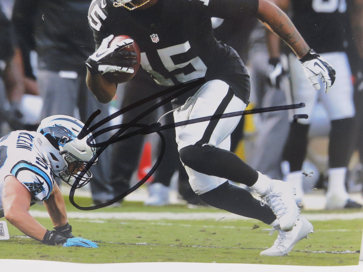 MICHAEL CRABTREE Oakland Raiders SIGNED 8x10 PHOTO Texas Tech Red Raiders BAS COA