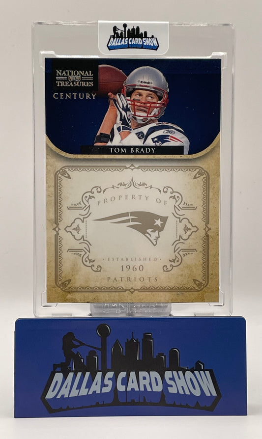 2012 Panini Playoff National Treasure Century #91 Tom Brady /25
