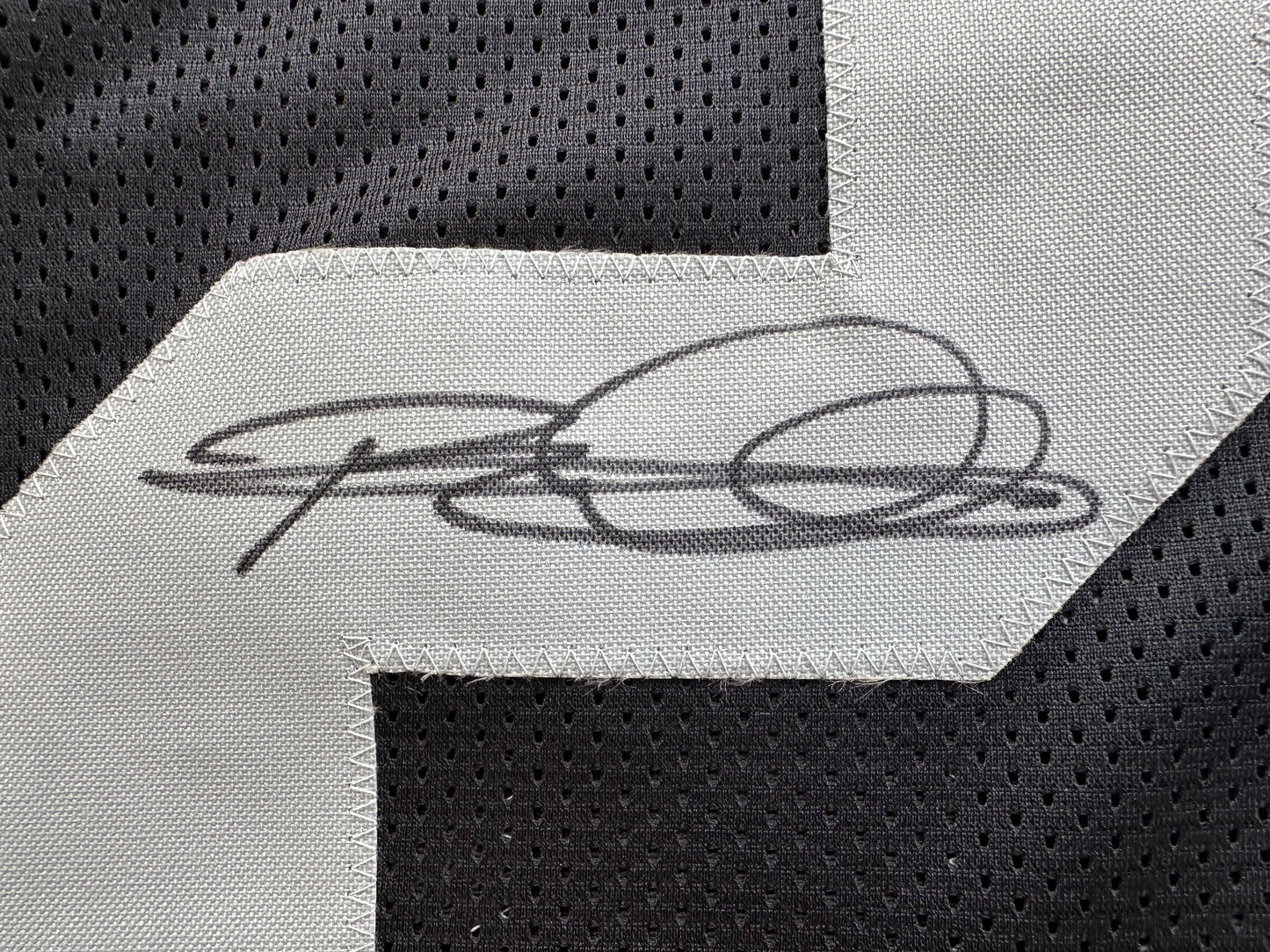 ROD WOODSON Oakland Raiders SIGNED FOOTBALL JERSEY XL Steelers Purdue BAS COA