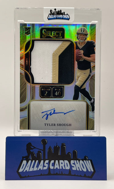 2025 Panini Select #PSS-TSH Tyler Shough Rookie Patch Select Selections Autograph /199