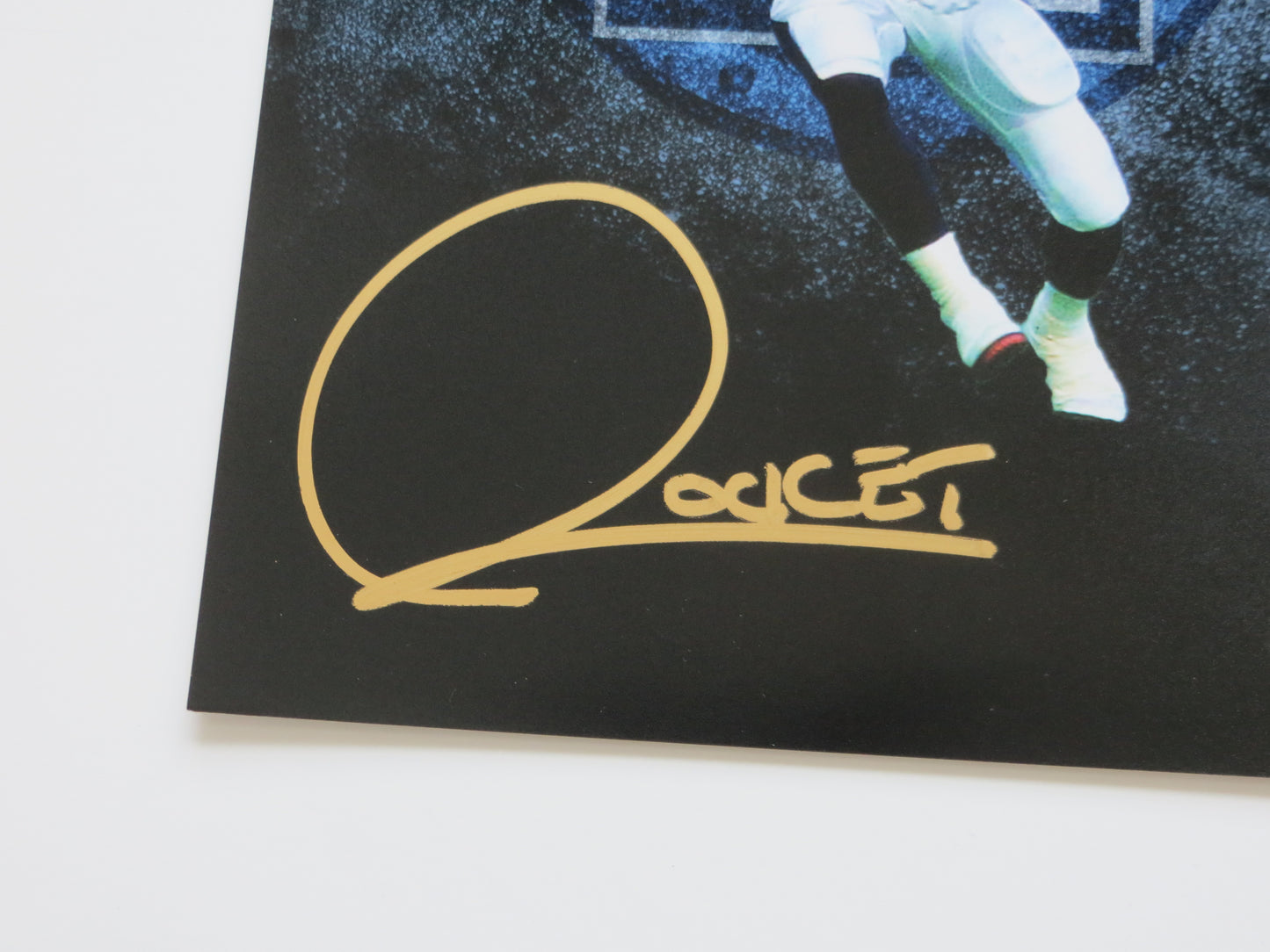 RAGHIB ROCKET ISMAIL TORONTO ARGONAUTS SIGNED 8x10 Custom Edit Logo PHOTO BAS