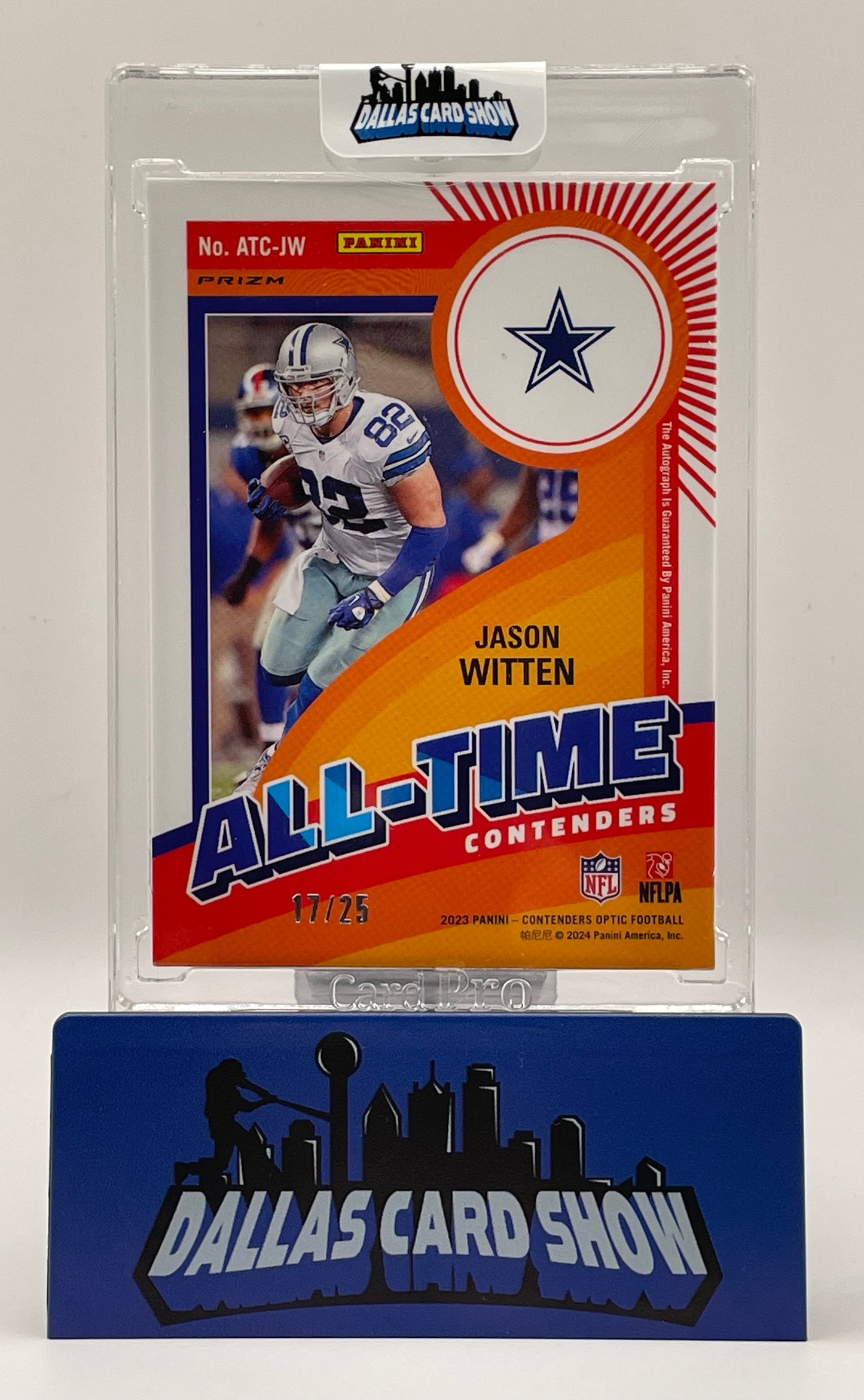 2023 Panini Contenders Optic #ATC-JW Jason Witten All-Time Contenders /25