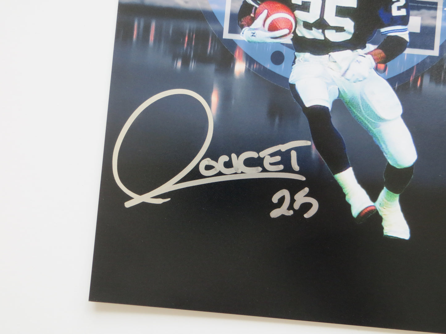 RAGHIB ROCKET ISMAIL TORONTO ARGONAUTS SIGNED 8x10 PHOTO CN Tower BAS