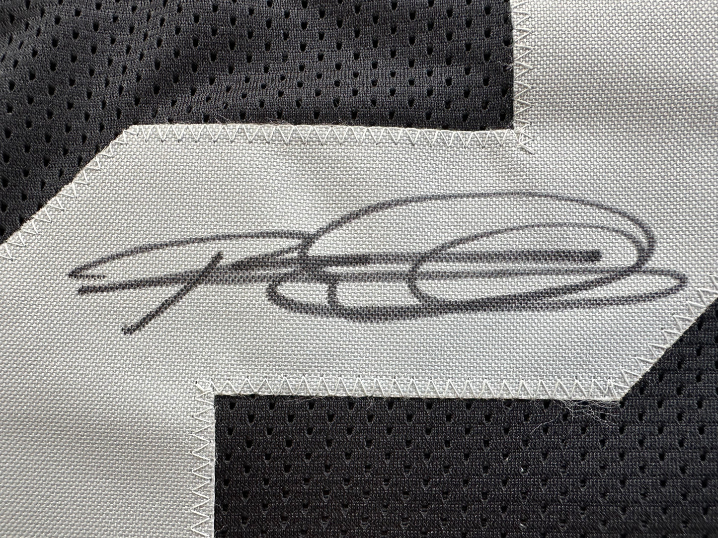 ROD WOODSON Oakland Raiders SIGNED FOOTBALL JERSEY XL Steelers Purdue BAS COA