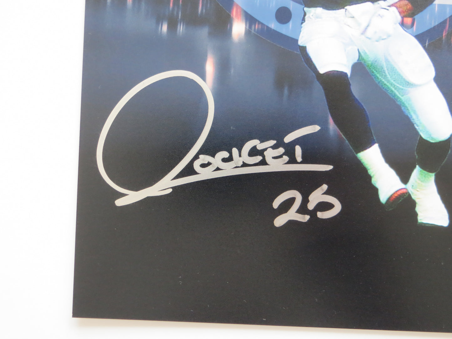 RAGHIB ROCKET ISMAIL TORONTO ARGONAUTS SIGNED 8x10 PHOTO CN Tower BAS