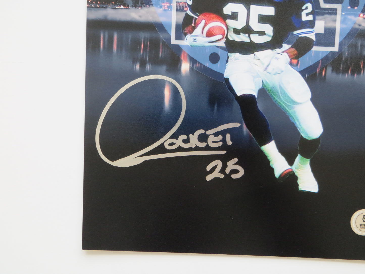 RAGHIB ROCKET ISMAIL TORONTO ARGONAUTS SIGNED 8x10 PHOTO CN Tower BAS
