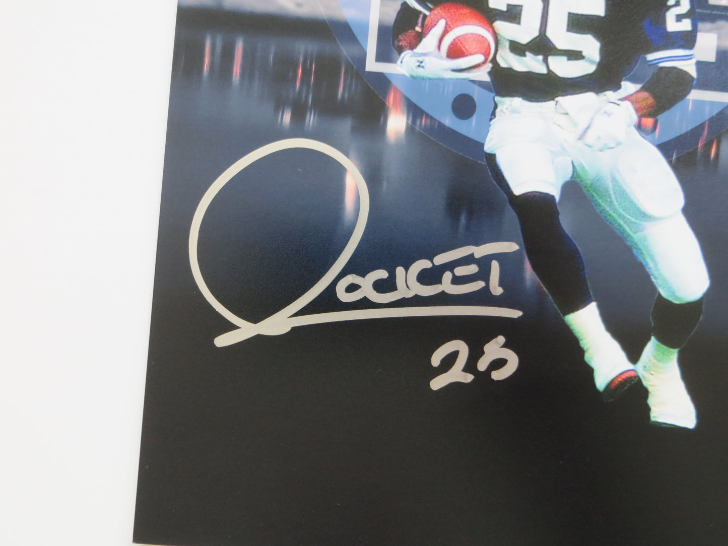 RAGHIB ROCKET ISMAIL TORONTO ARGONAUTS SIGNED 8x10 PHOTO CN Tower BAS