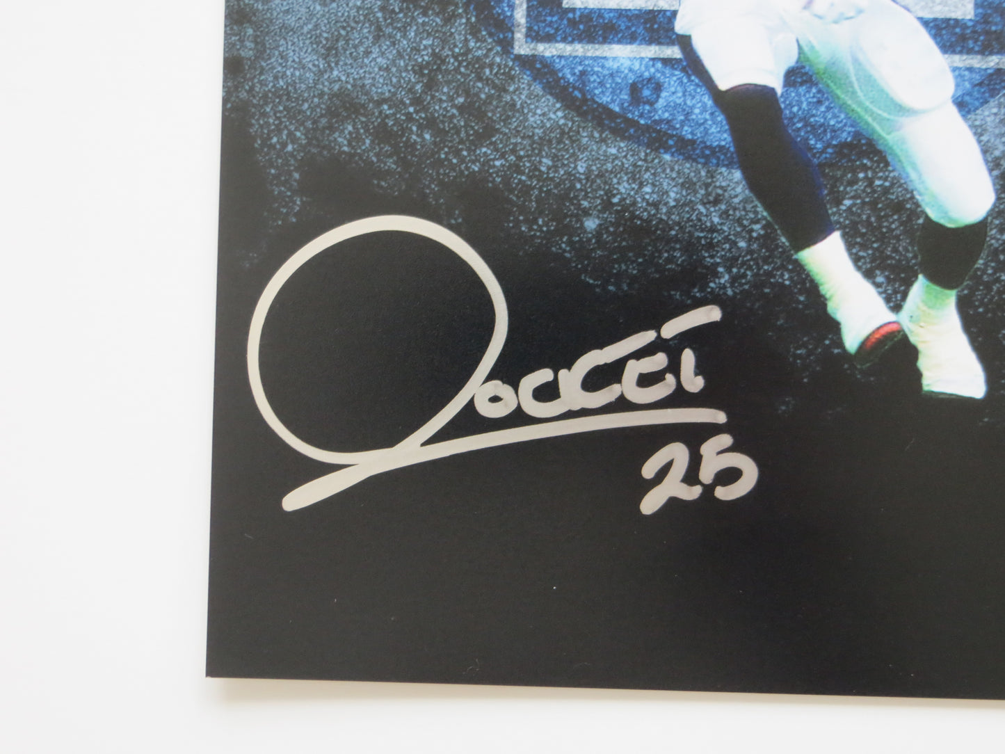 RAGHIB ROCKET ISMAIL TORONTO ARGONAUTS SIGNED 8x10 LOGO PHOTO Notre Dame Irish BAS