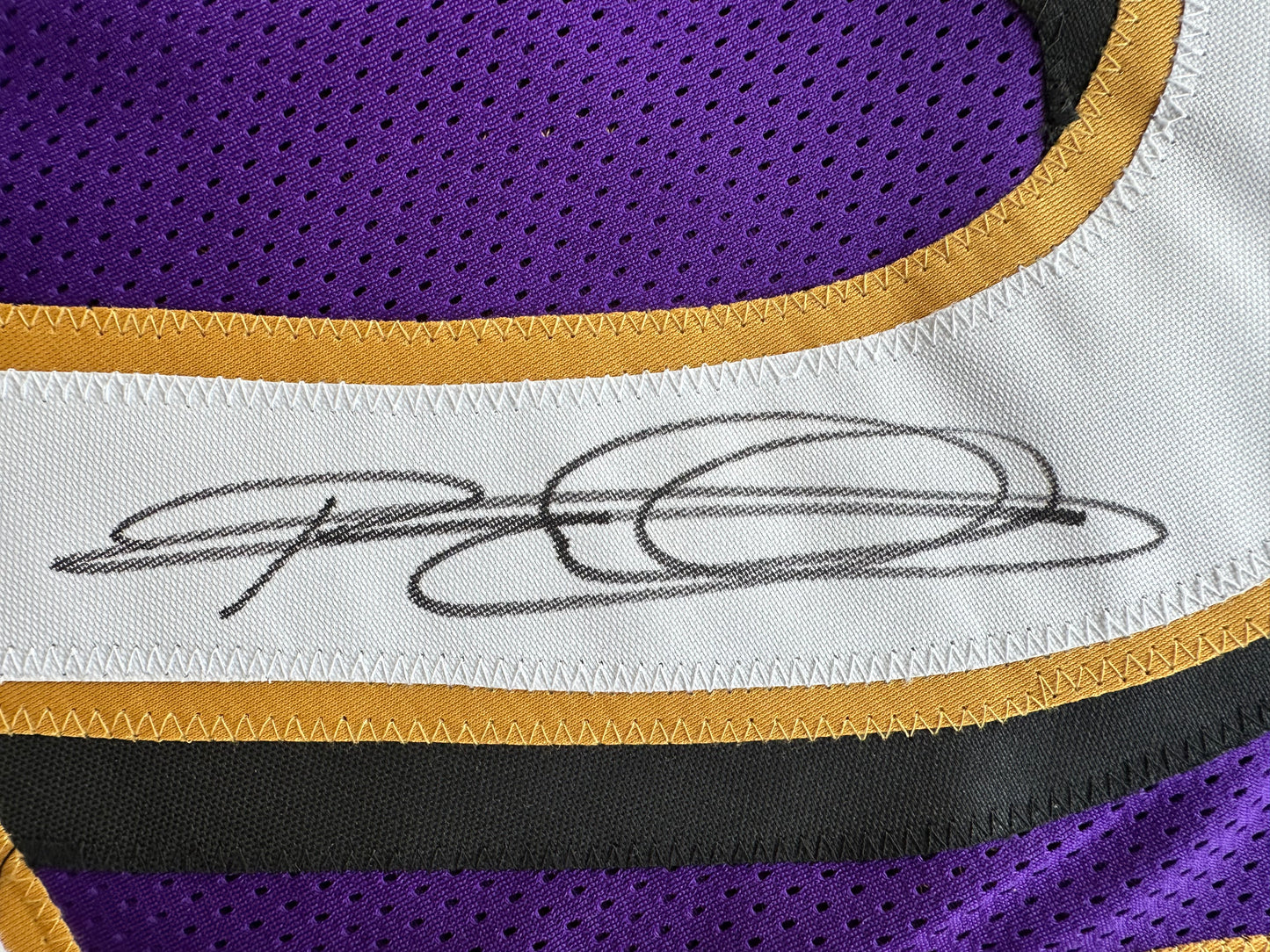 ROD WOODSON Baltimore Ravens SIGNED FOOTBALL JERSEY XL Raiders Purdue BAS COA