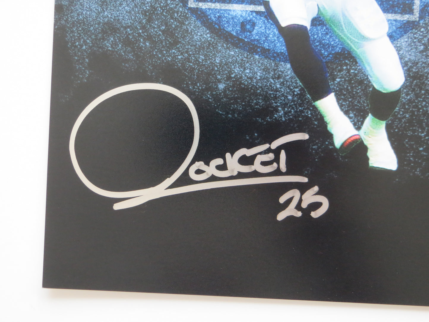 RAGHIB ROCKET ISMAIL TORONTO ARGONAUTS SIGNED 8x10 LOGO PHOTO Notre Dame Irish BAS