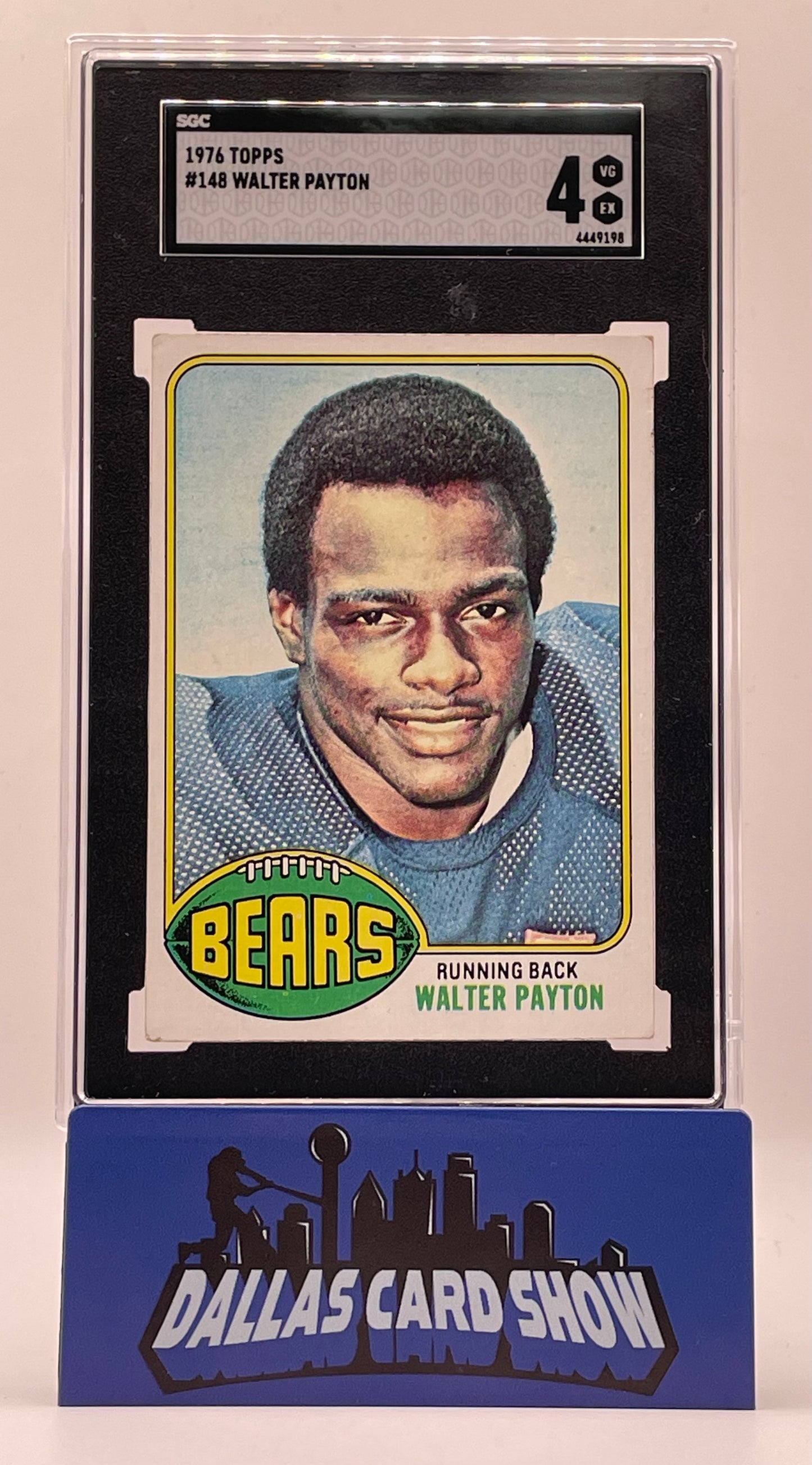 1976 Topps #148 Walter Payton Rookie RC SGC 4