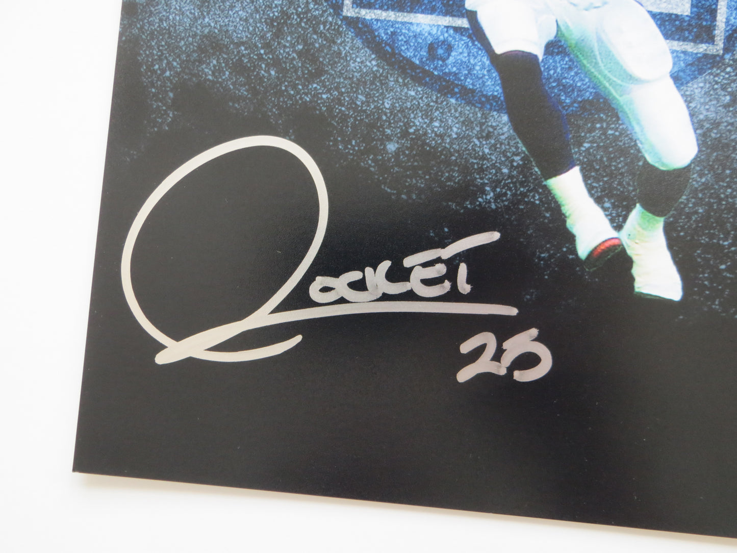 RAGHIB ROCKET ISMAIL TORONTO ARGONAUTS SIGNED 8x10 LOGO PHOTO Notre Dame Irish BAS