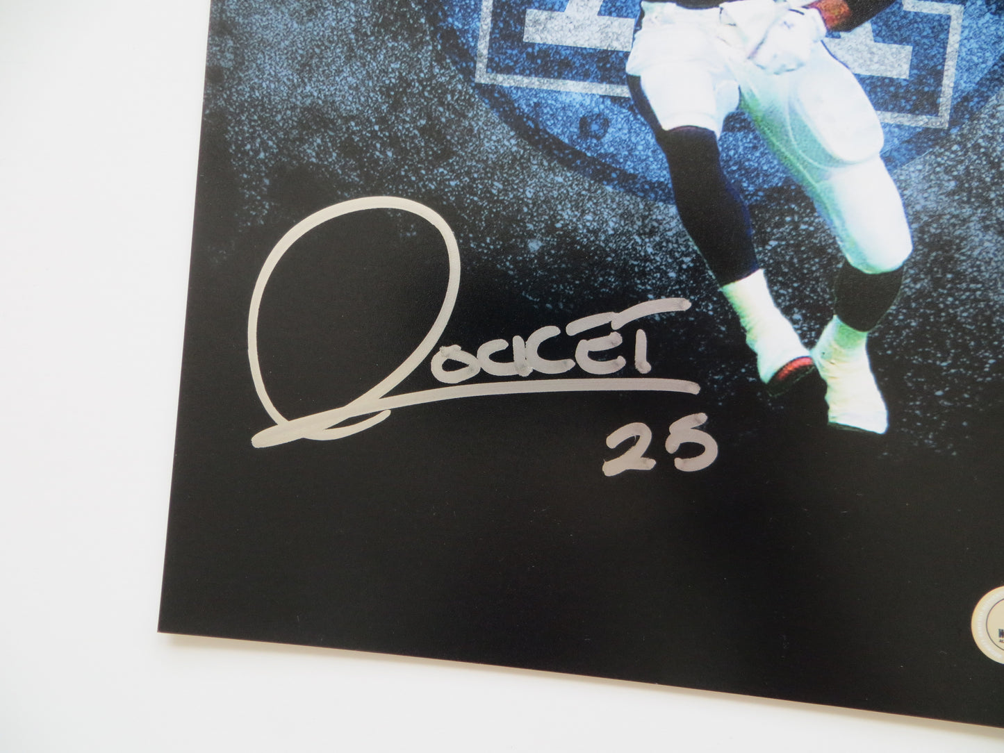 RAGHIB ROCKET ISMAIL TORONTO ARGONAUTS SIGNED 8x10 LOGO PHOTO Notre Dame Irish BAS