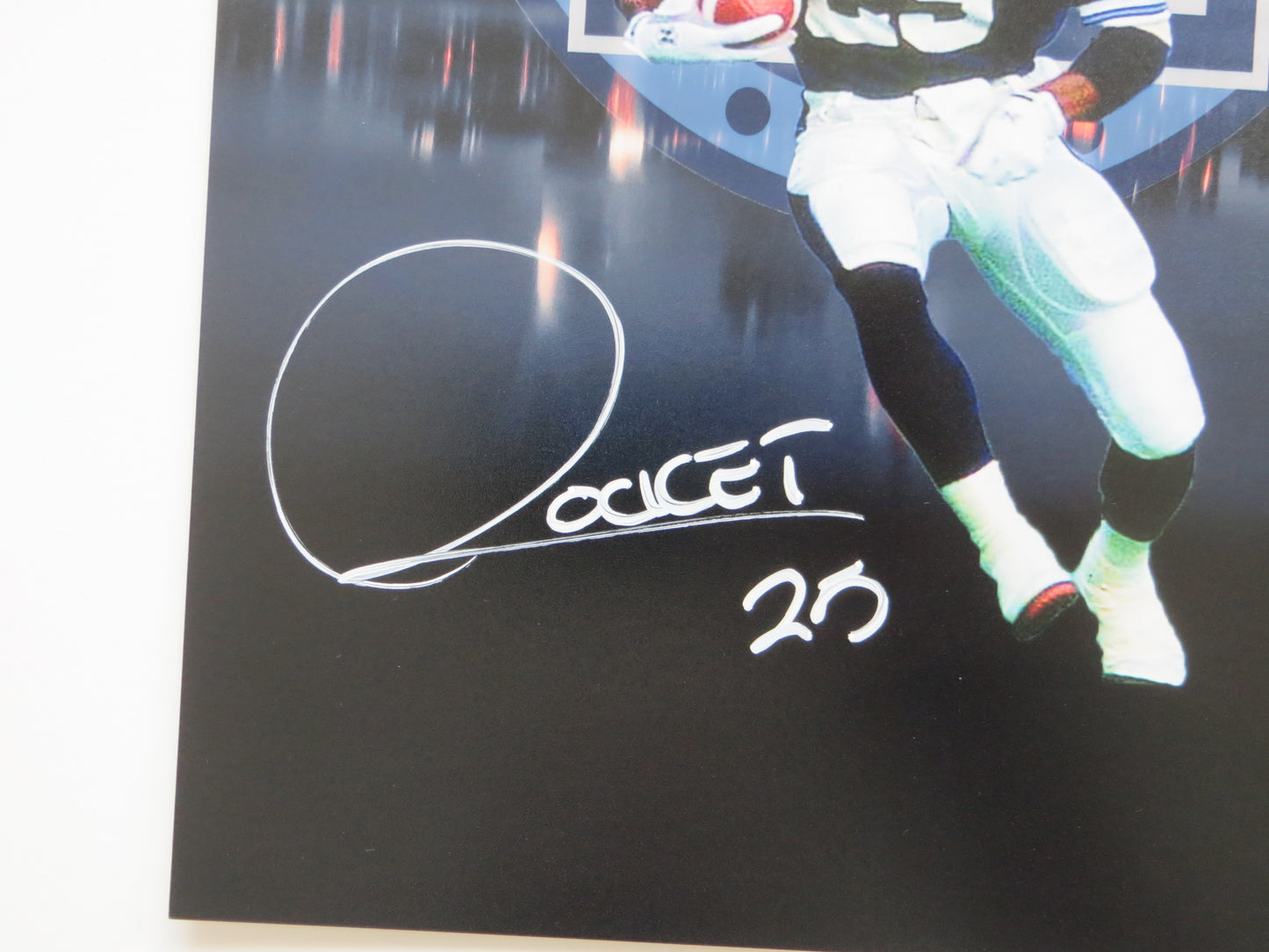 RAGHIB ROCKET ISMAIL TORONTO ARGONAUTS SIGNED 8x10 PHOTO CN Tower BAS