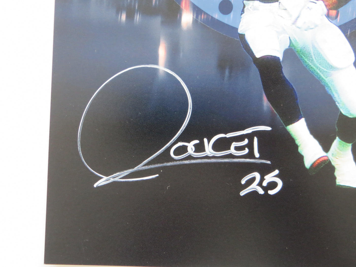 RAGHIB ROCKET ISMAIL TORONTO ARGONAUTS SIGNED 8x10 PHOTO CN Tower BAS