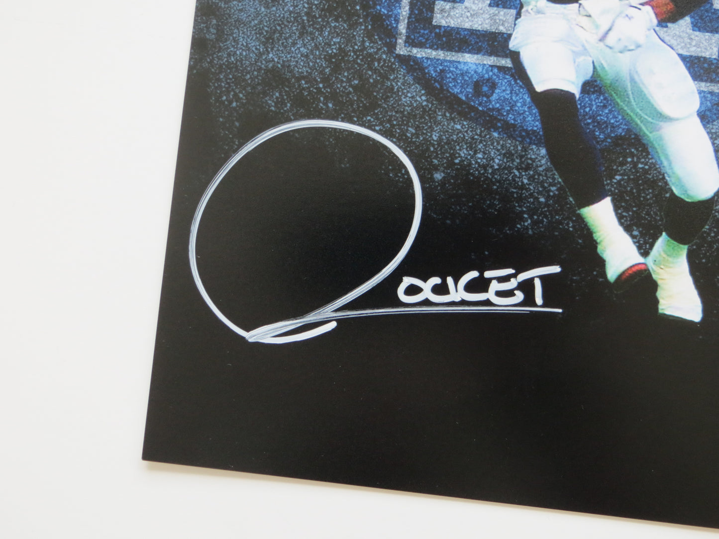 RAGHIB ROCKET ISMAIL TORONTO ARGONAUTS SIGNED 8x10 LOGO PHOTO Notre Dame Irish BAS