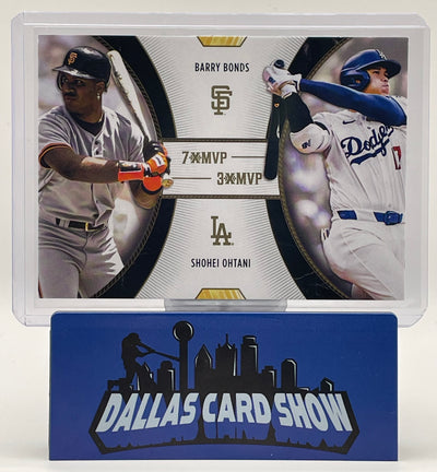 2025 Topps Welcome to the MVP Club Dual #D1 Barry Bonds Shohei Ohtani Dodgers