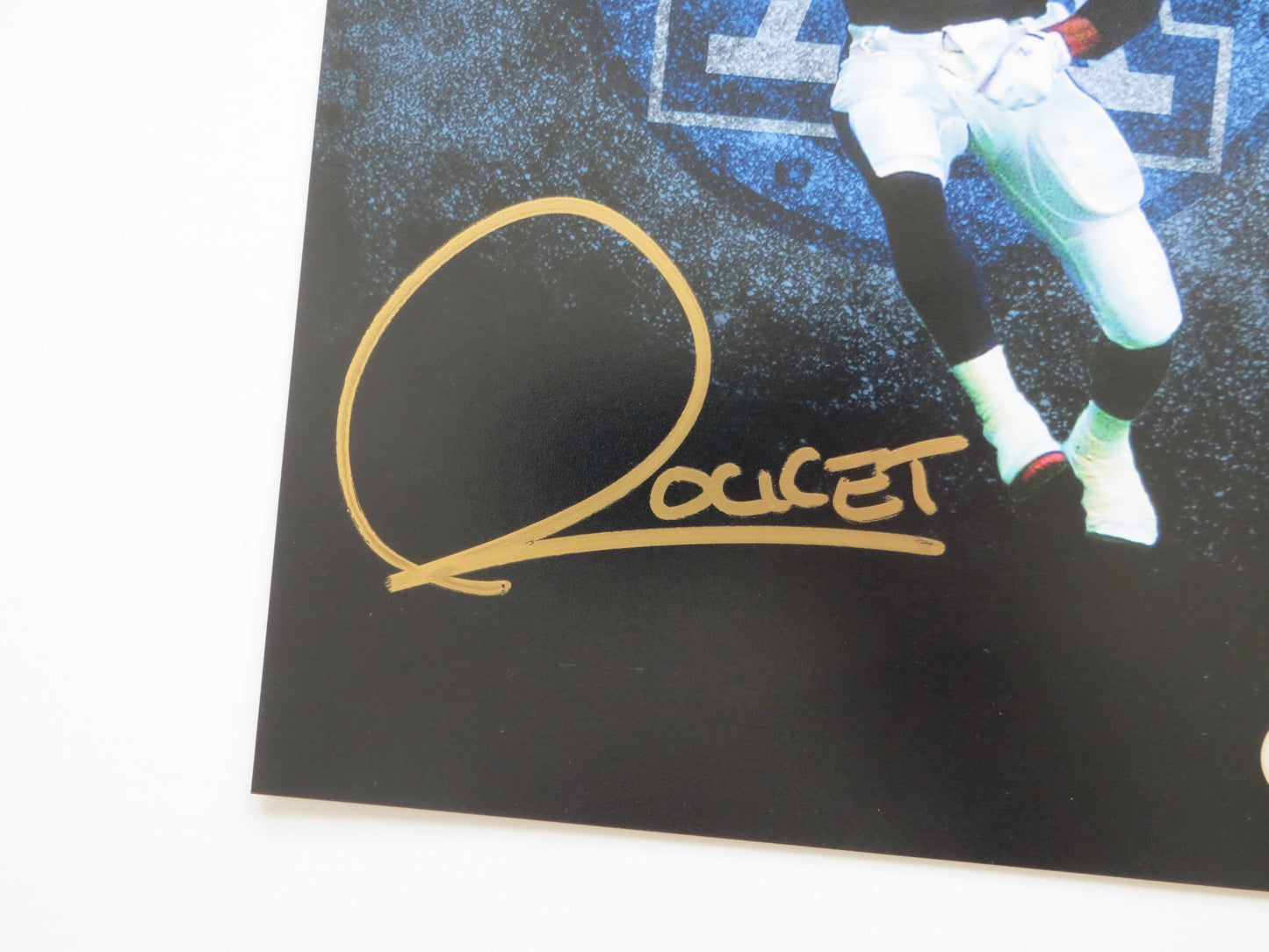 RAGHIB ROCKET ISMAIL TORONTO ARGONAUTS SIGNED 8x10 Custom Edit Logo PHOTO BAS
