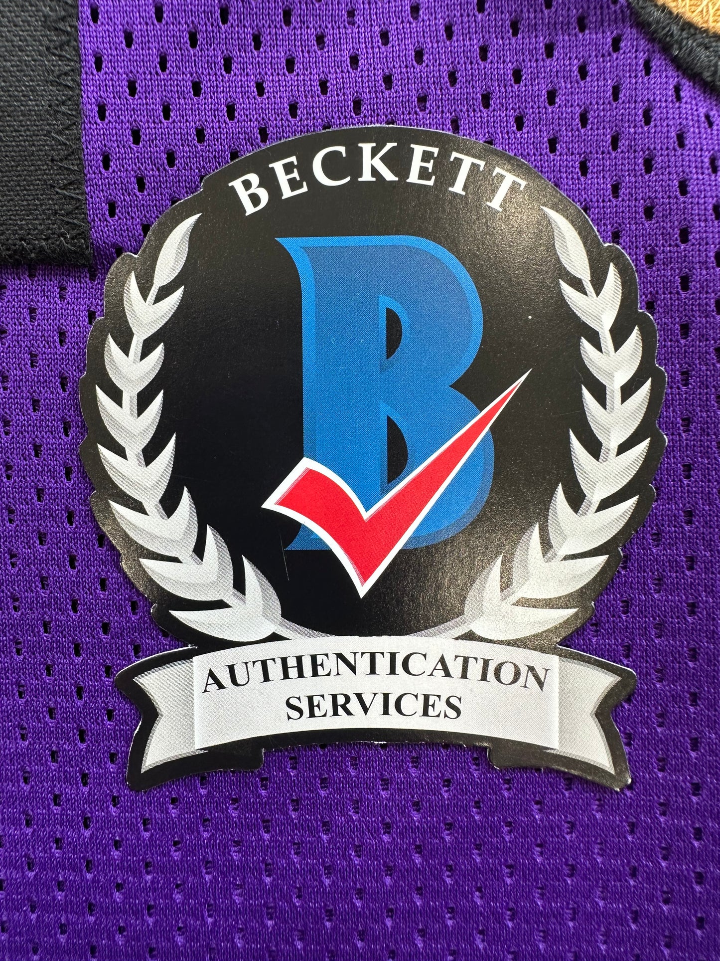 ROD WOODSON Baltimore Ravens SIGNED FOOTBALL JERSEY XL Raiders Purdue BAS COA