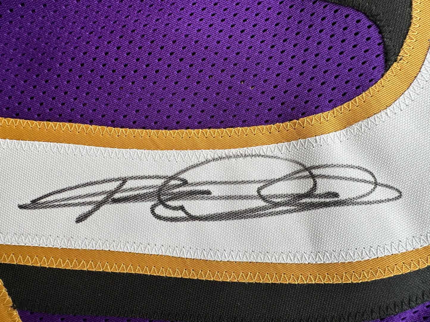 ROD WOODSON Baltimore Ravens SIGNED FOOTBALL JERSEY XL Raiders Purdue BAS COA