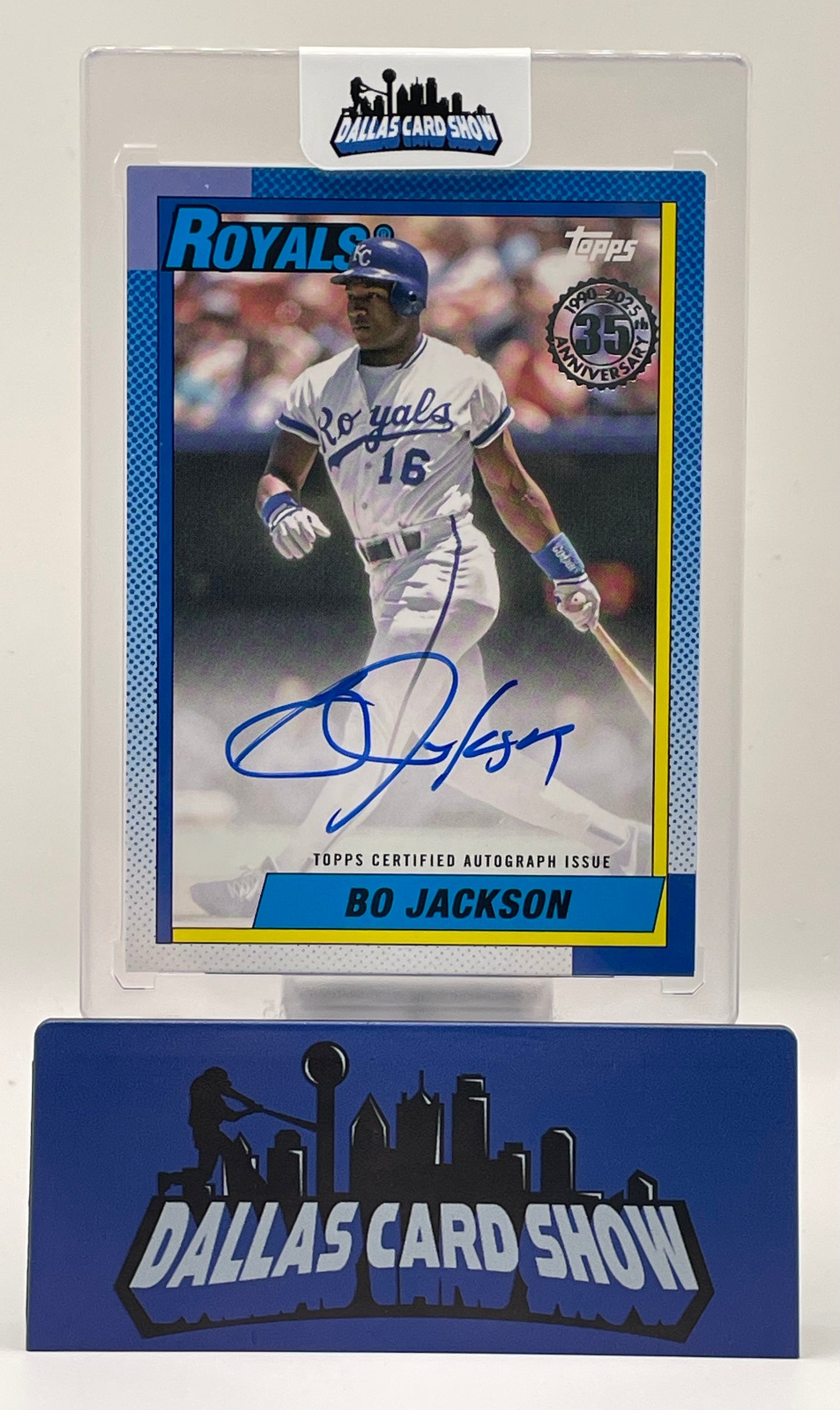 2025 Topps Series 1 - 1990 Topps Baseball Autographs Bo Jackson #90AU-BJ SSP