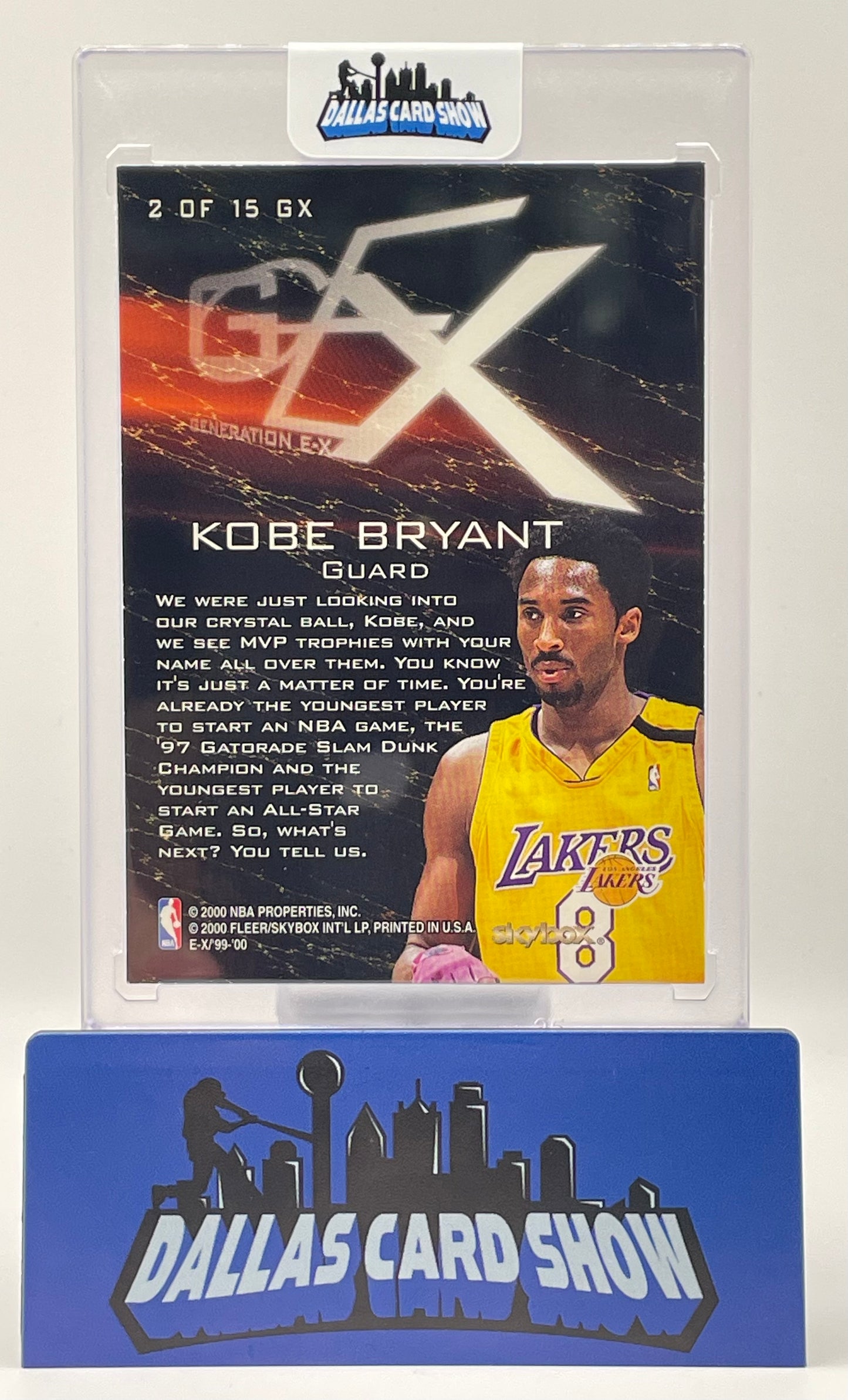 1999 SKYBOX E-X KOBE BRYANT - GENERATION E-X