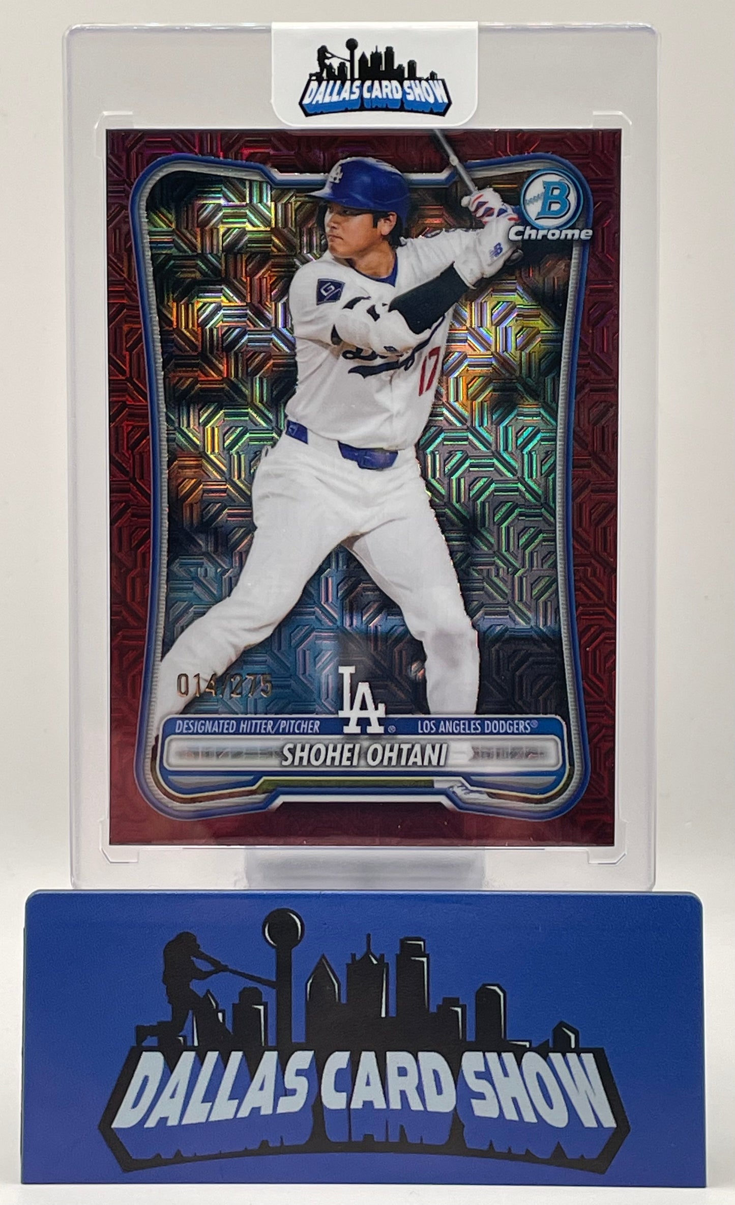 2025 Bowman Chrome #52 Shohei Ohtani Maroon Mega Box Refractor /275