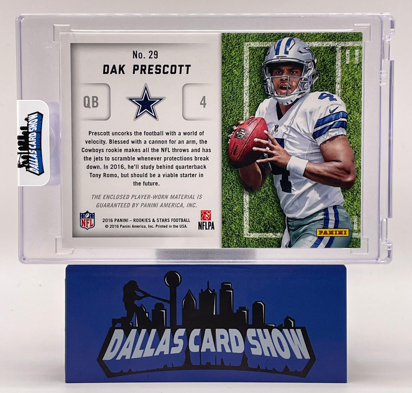 2016 Panini Rookies & Stars #29 Dak Prescott Cross Training Relic /10