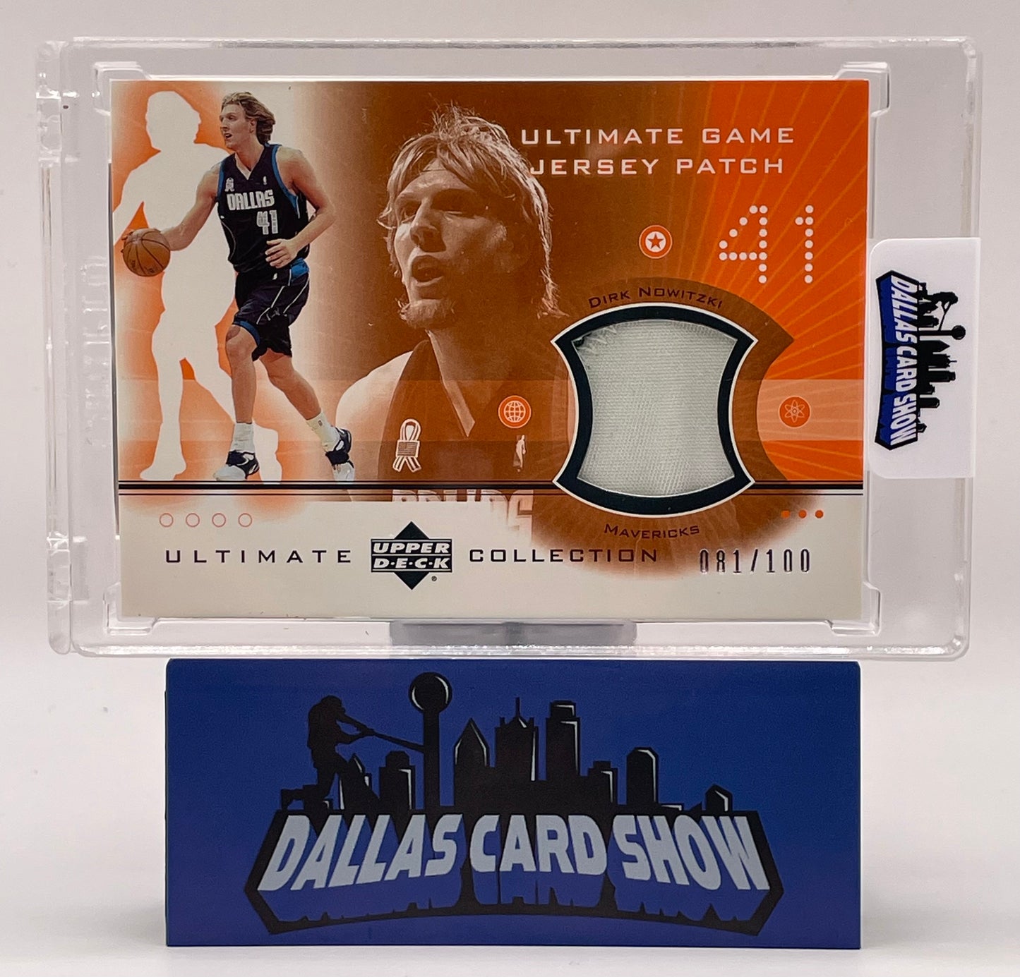 2001-02 Upper Deck #NOP Dirk Nowitzki Ultimate Game Jersey Patch /100