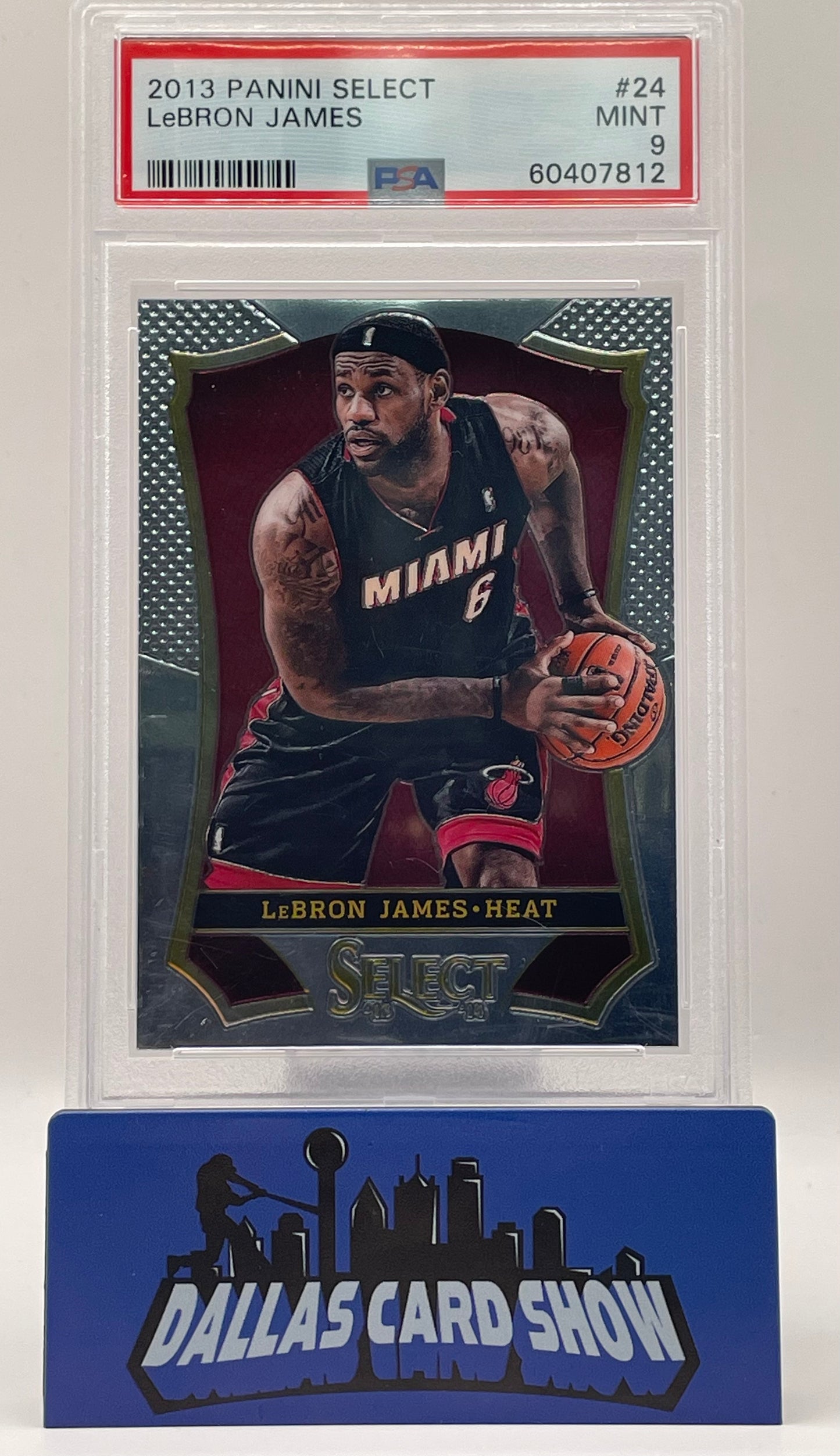2013 Panini Select #24 LeBron James PSA 9
