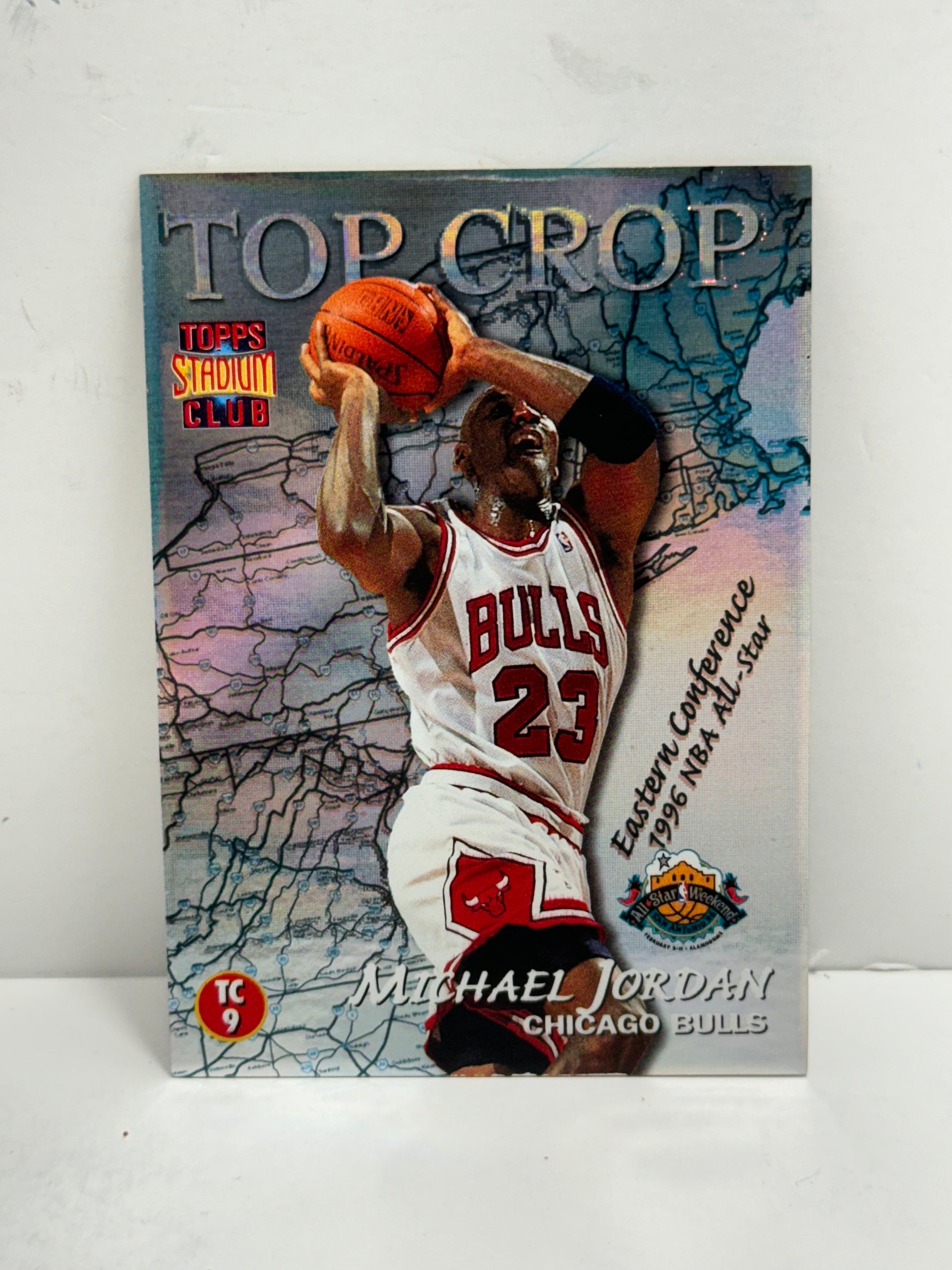 1996 Topps Stadium Club Michael Jordan/ Gary Payton Top Crop #TC9 