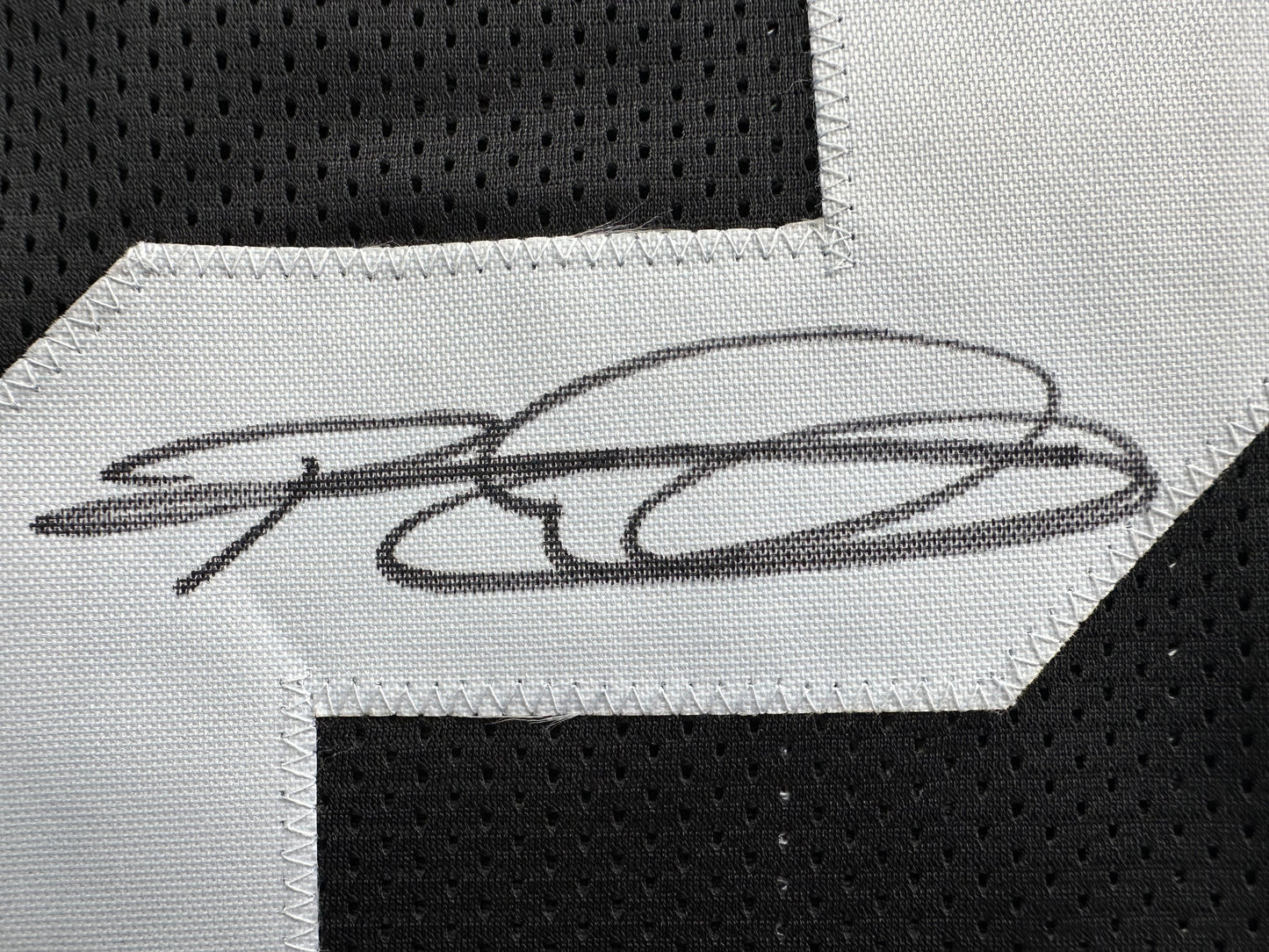 ROD WOODSON Pittsburgh Steelers SIGNED FOOTBALL JERSEY XL Ravens Purdue BAS COA