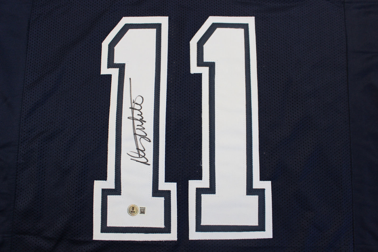 DANNY WHITE SIGNED FOOTBALL ROAD JERSEY 2XL Dallas Cowboys BAS COA