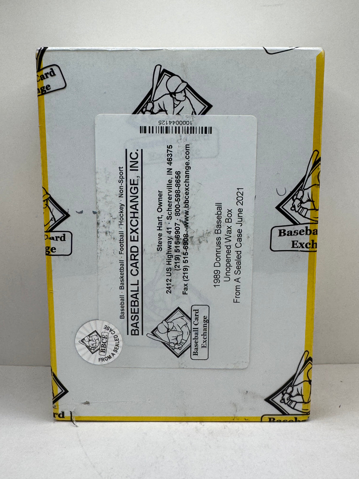 1989 Donruss Baseball Sealed Box BBCE Wrapped