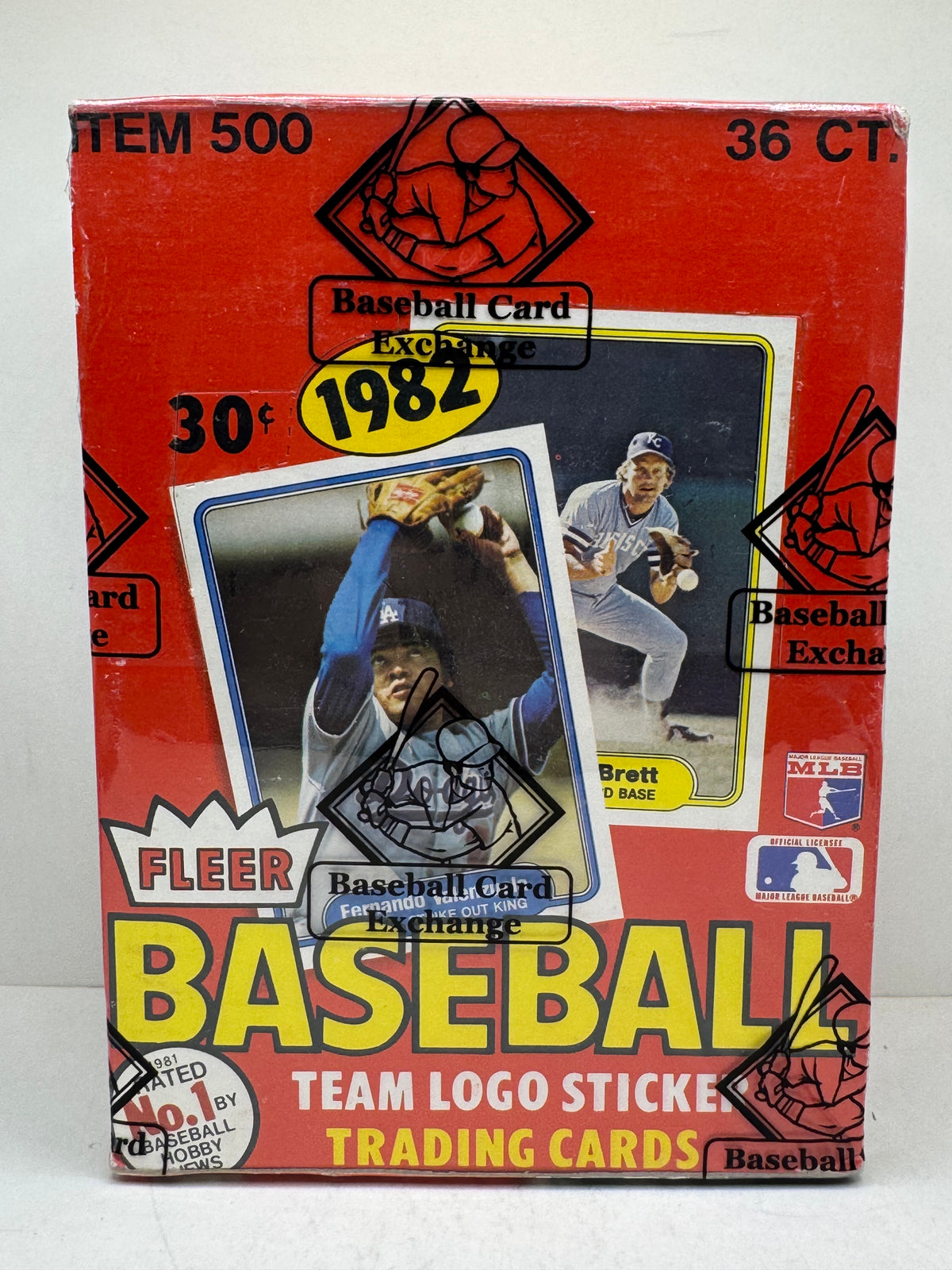 1982 Fleer Baseball Wax Box Unopened BBCE Authenticated Wrapped Sealed