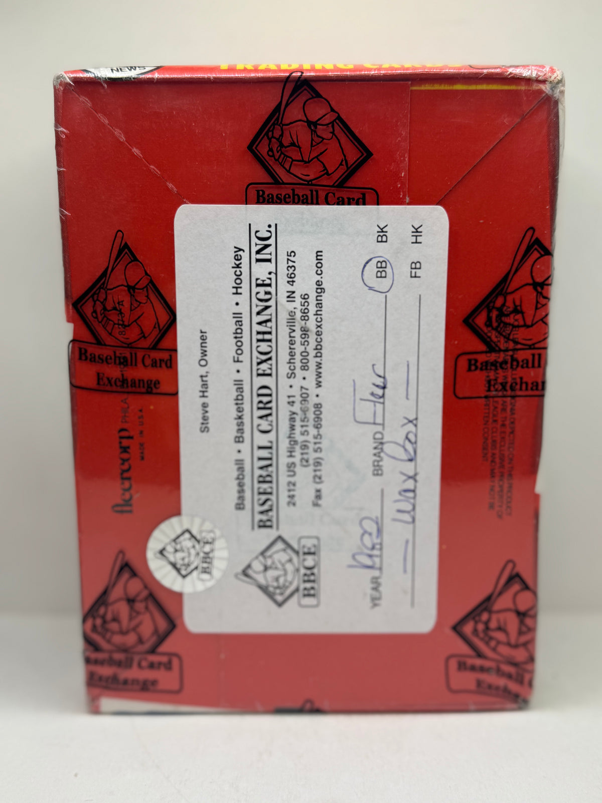 1982 Fleer Baseball Wax Box Unopened BBCE Authenticated Wrapped Sealed