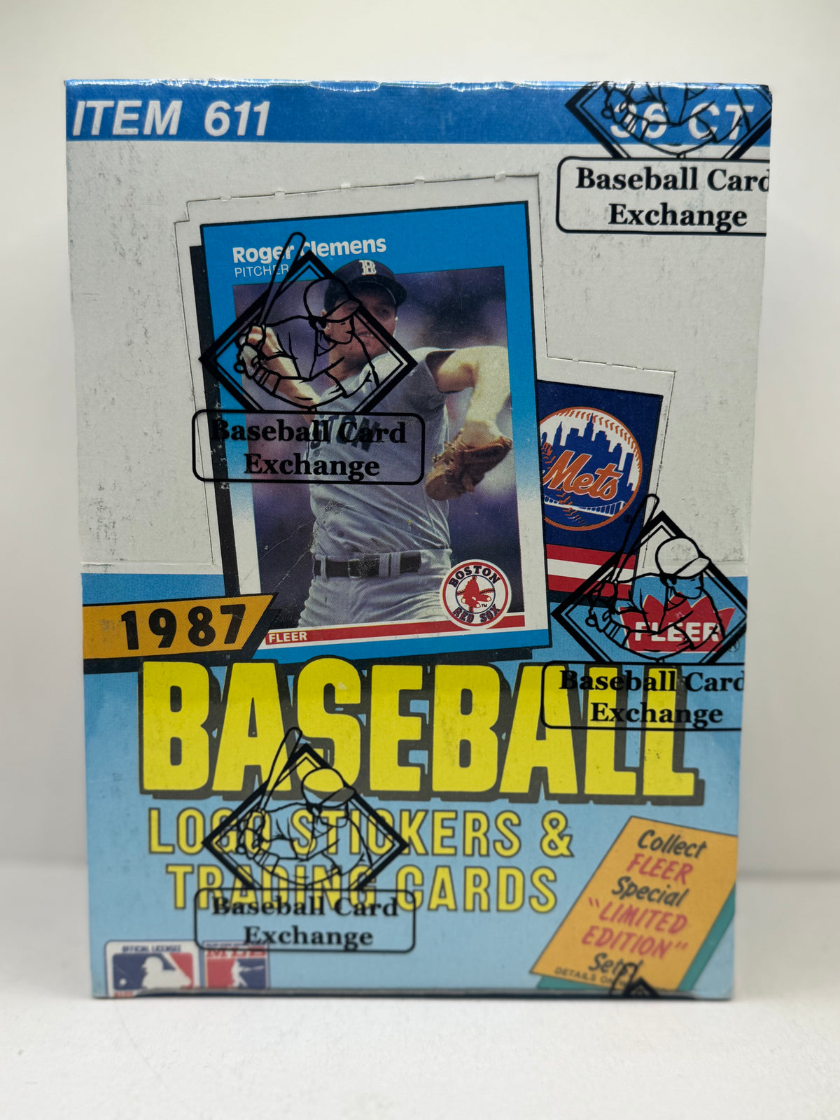 1987 Fleer Baseball Box BBCE Certified Wrapped Sealed Bo Jackson Rookie RC Bonds
