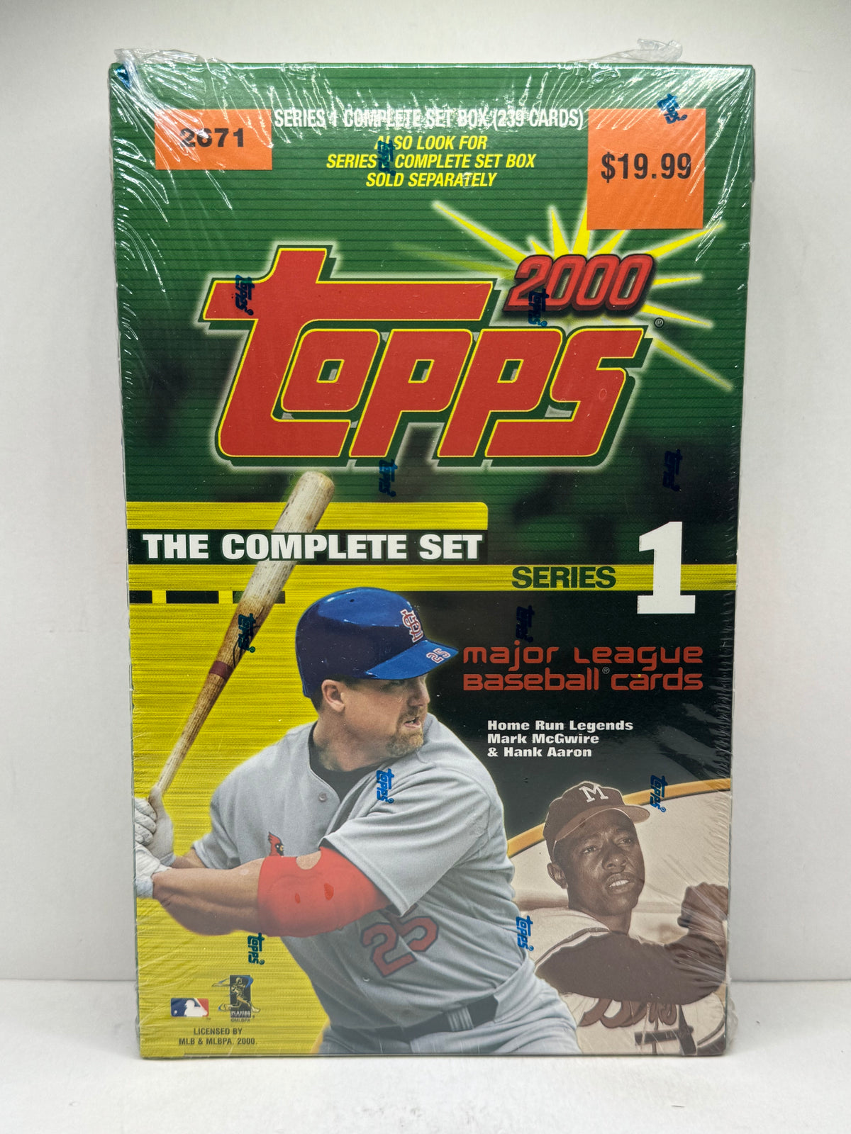 2000 Topps Baseball Series 1 Complete Set Box