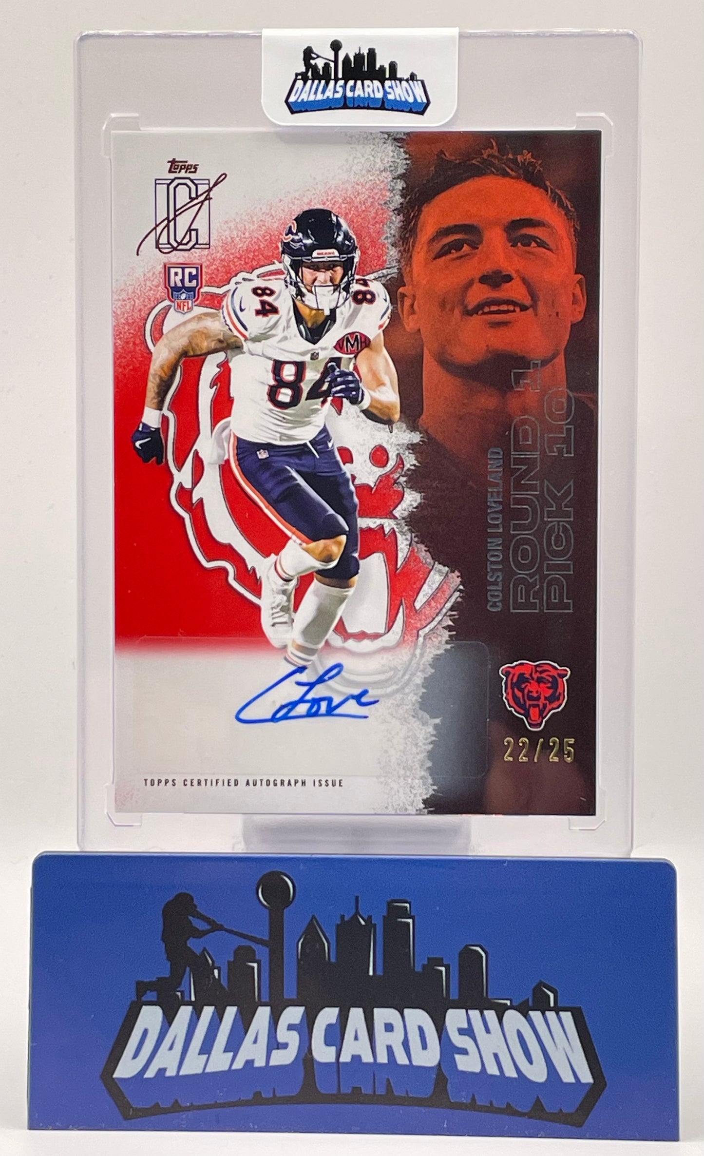 2025 Signature Class #113 Colston Loveland Red Rookie Autograph /25